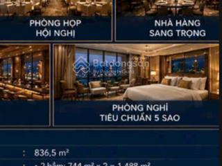 Bán tòa khách sạn 5 sao quận long biên 150 phòng 2 hầm, 11 tầng dt 836.5m2