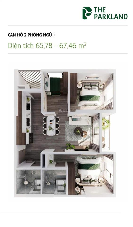 Duy nhất còn lại căn góc p1 2pn+ ( thiết kế 3pn đẹp) 68m2 view pháo hoa, giá vay chỉ 4,2 tỷ,