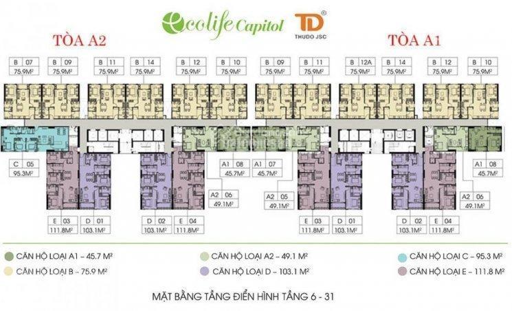 Sổ hồng lâu dài, chính chủ bán gấp căn hộ 3pn ecolife tố hữu, nhà full đồ đẹp, giá 7,9 tỷ bao phí