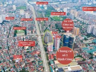 Bán suất ngoại giao giá mềm chcc the one complex số 1 định công, hà nội. căn góc dt 129m 3pn 3wc