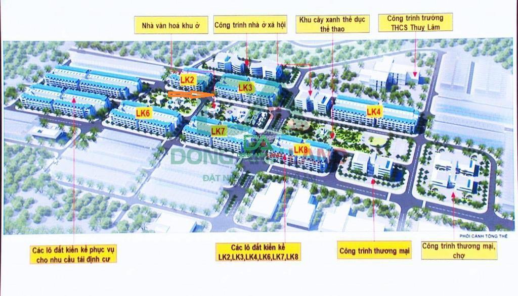 Bán lk lô góc 3 mặt tiền đường 15,5m + hè 5m trục đẹp đấu giá thụy lâm  thư lâm  đông anh