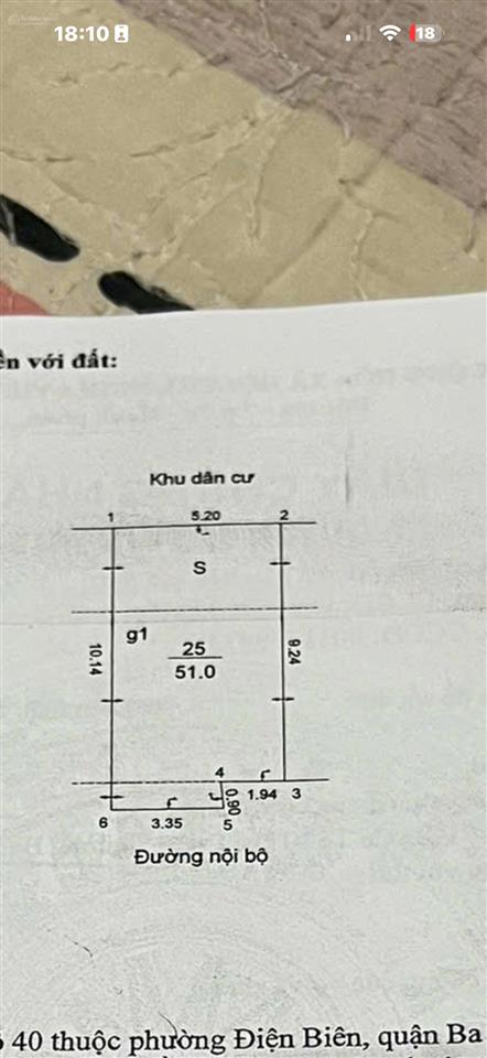 Siêu hiếm nhà 4t phân lô lõi phố cổ tôn thất thiệp trung tâm ba đình ô tô tránh dt 51/55m mt 5,2m