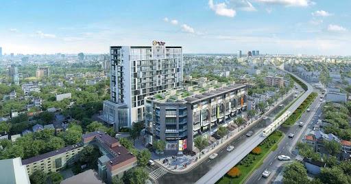 Cho thuê toà nhà 6,5t thang máy có hầm mặt phố 83 hào nam hè 7m dt 150m mt 7,5m 150tr/th