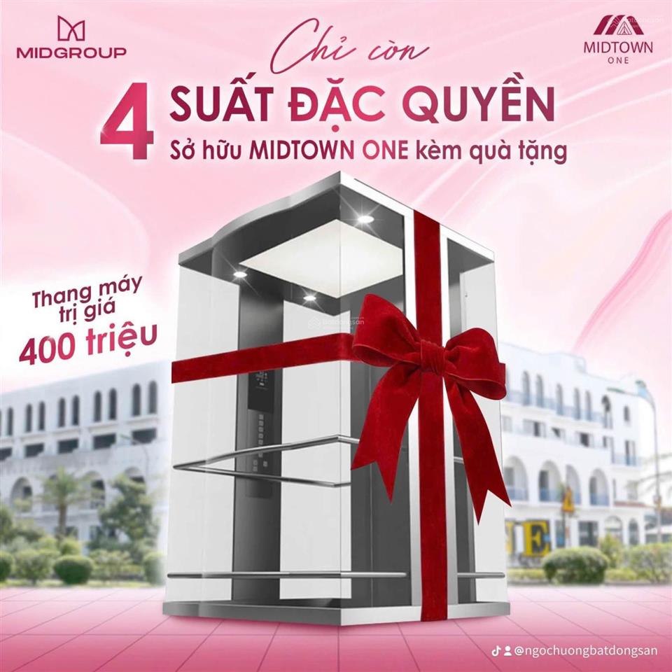 Bán shophouse đẹp tại midtown one uông bí, giá thỏa thuận, 106m2, 5 tầng, quà tặng thang máy 400tr