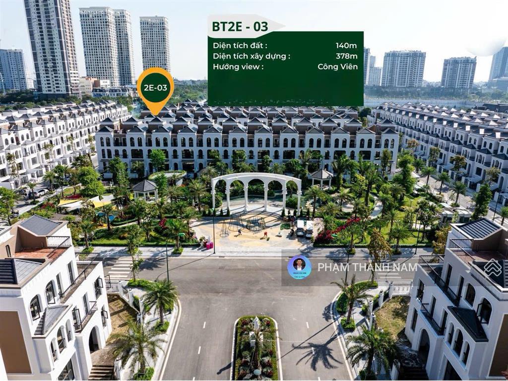 Hàng hiếm ciputra dt 140m² nội khu yên tĩnh đường 21.5m giá tốt view công viên