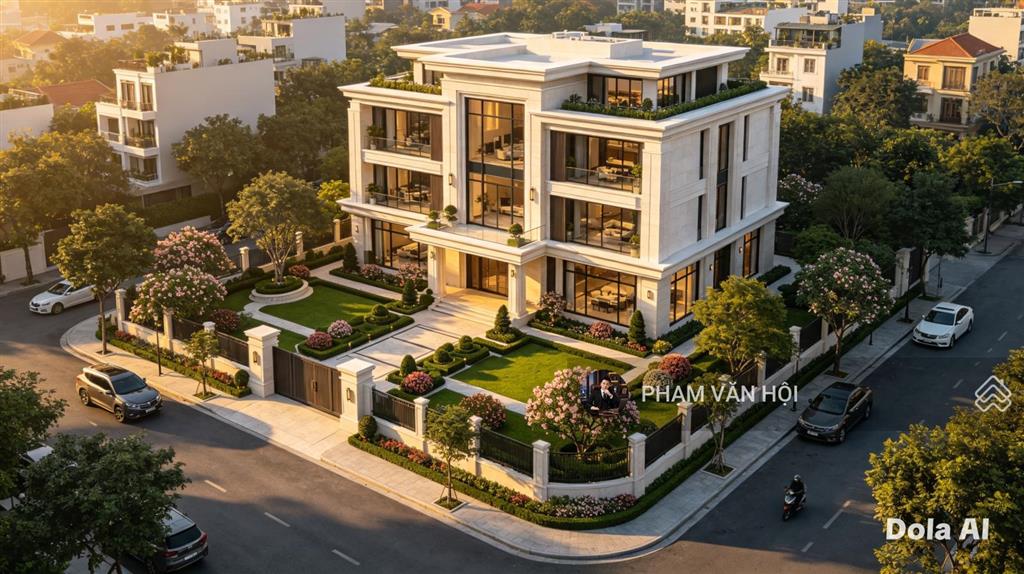 Cho thuê biệt thự sân vườn 5 tầng mặt phố âu cơ tây hồ 600m mặt tiền 15m phù hợp văn phòng showroom