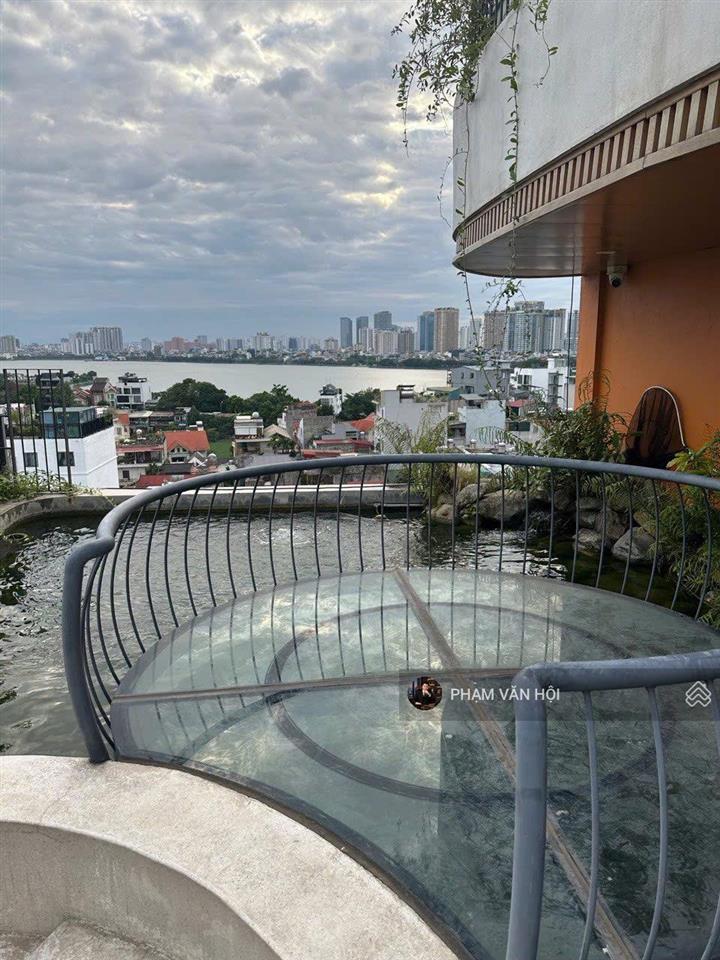 Bán tòa nhà lô góc mặt phố âu cơ tây hồ 242m 10 tầng view hồ tây sông hồng dòng tiền 450 triệu /th
