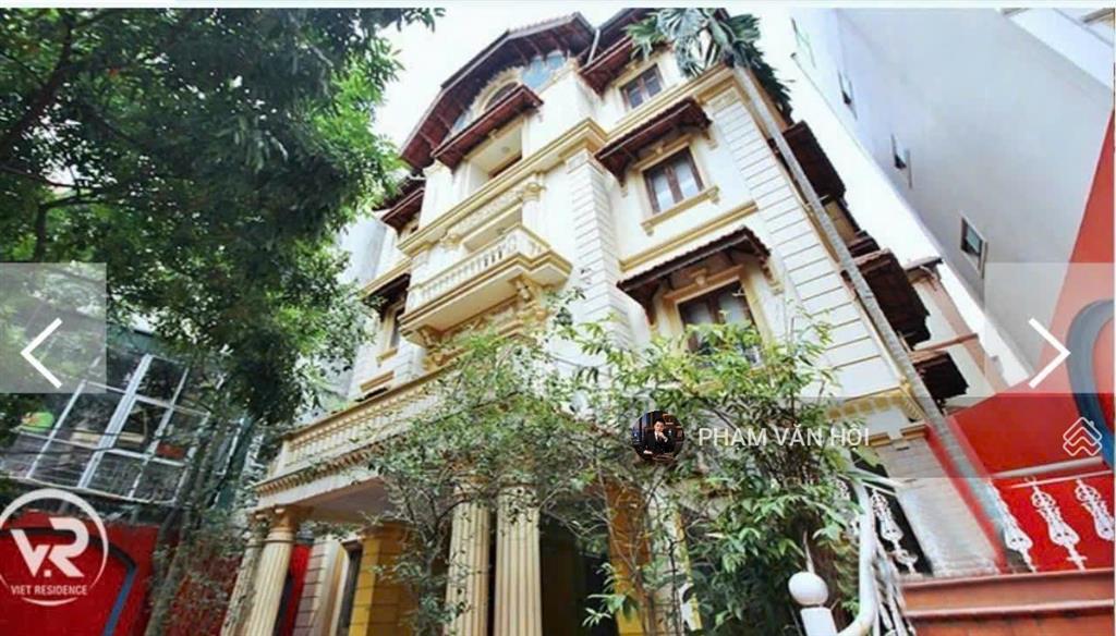 Cho thuê biệt thự tô ngọc vân diện tích 300m2/sàn 4,5 tầng 5 pn, đậu 5 ô tô 129,2 triệu/tháng
