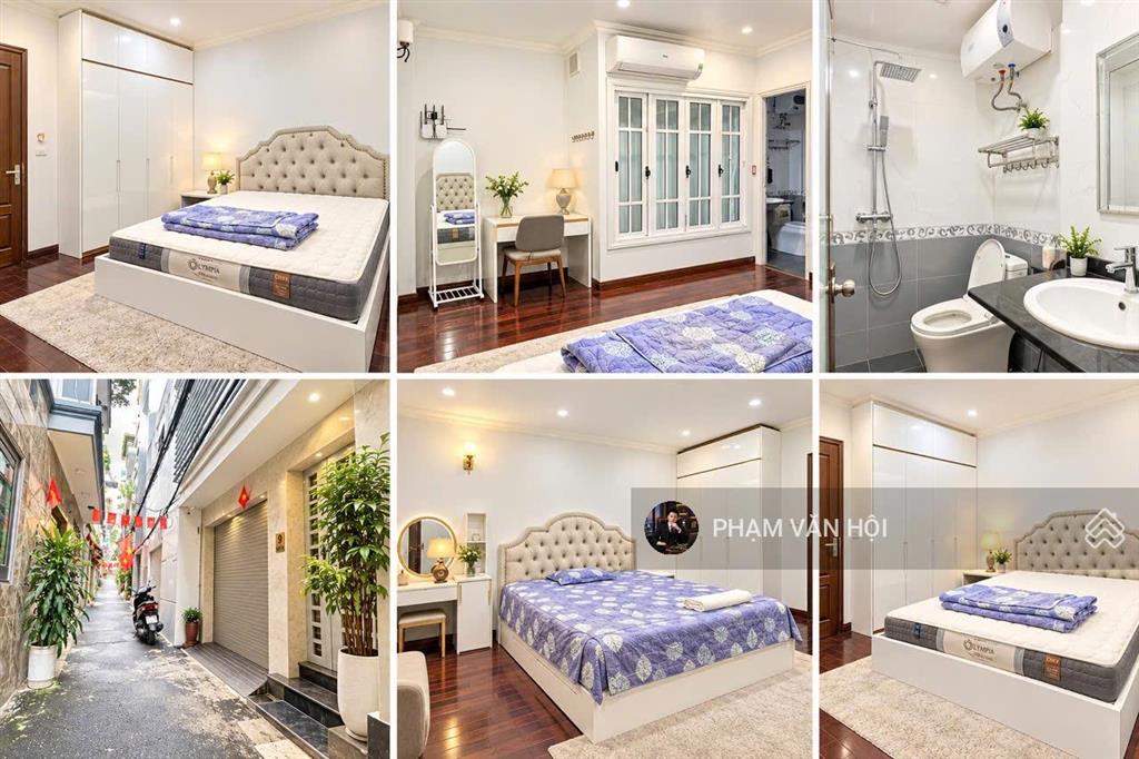 Cho thuê nhà ngõ phố âu cơ xuân diệu  tây hồ hà nội  dt 70m xây 5 tầng 6pnkk  full đồ 