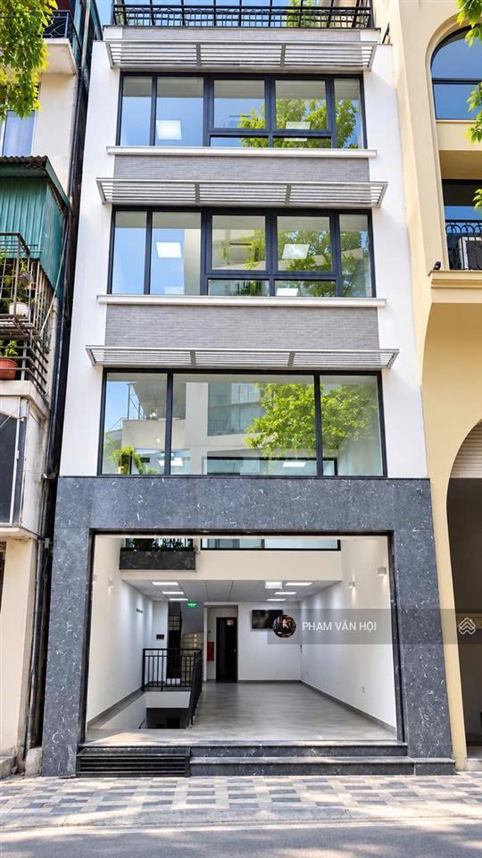 Cho thuê tòa văn phòng mặt phố yên phụ tây hồ hà nội dt 85m2  xây 6 tầng thang máy  pccc đầy đủ