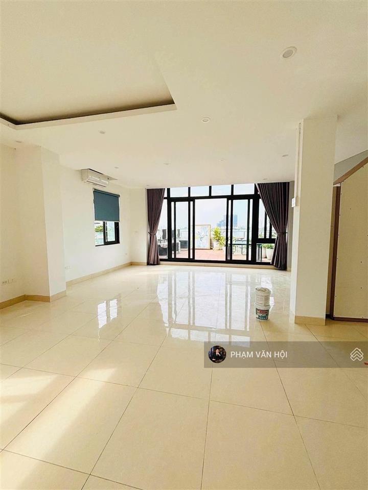 Cho thuê tòa nhà 6 tầng mặt phố trích sài view hồ tây dt 130m/sàn thang máy giá 155 triệu/th