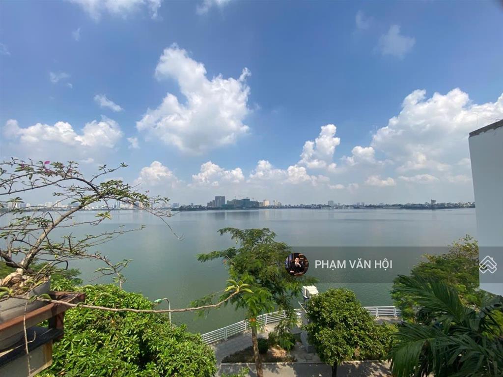 Cho thuê nhà mặt phố nguyễn đình thi, mặt hồ tây, 160m, mt 10m, 4 tầng, giá 120 triệu/tháng