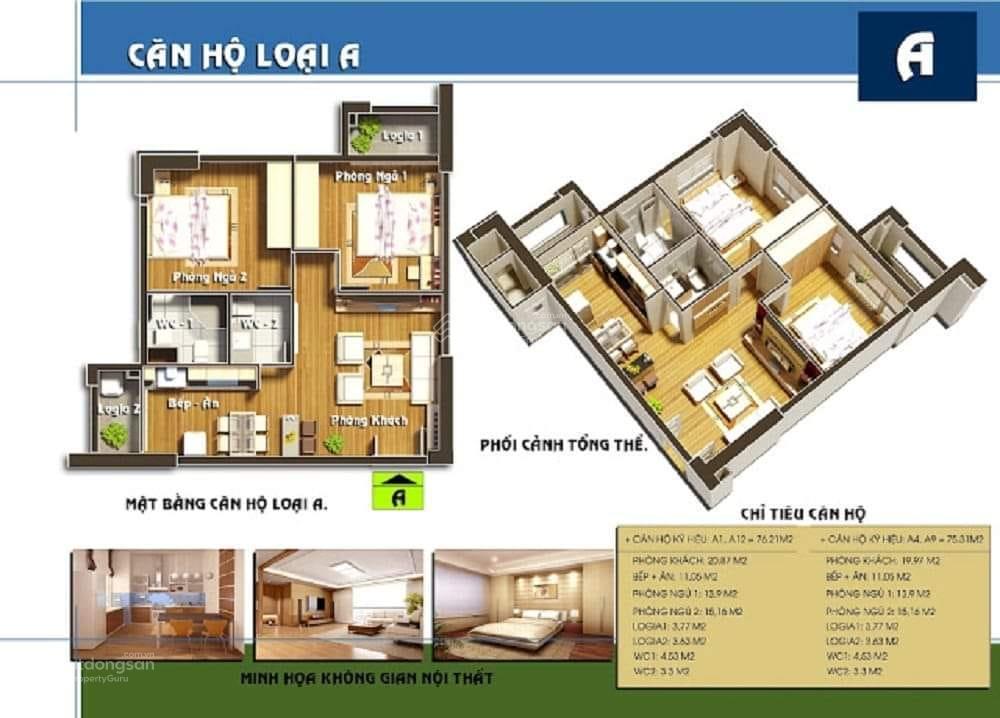 Bmm xa la căn góc 76m, 2 ngủ 2 vs, tầng trung