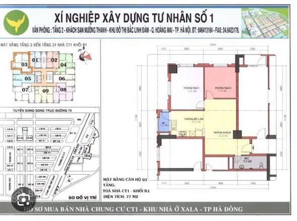 Bán căn hộ chung cư 84 m2, 1pn, 1wc, giá 4,45 tỷ tại khu đô thị mới, khu đô thị mới xa la, hà đông