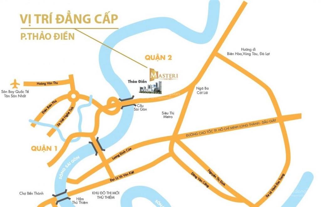 Bán căn hộ cao cấp 2pn masteri thảo điền  zalo 0903 358 ***