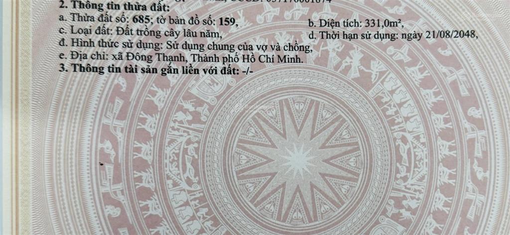 Bán đất tại hẻm xe tải thông đường trịnh thị miếng, 11,5 tỷ, 331 m2, đẹp, nhiều tiện ích