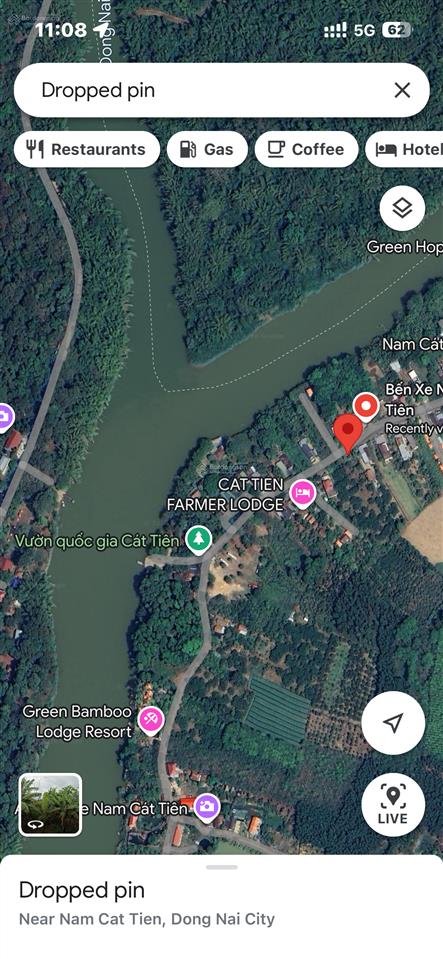 Bán đất cổng khu du lịch nam cát tiên, huyện tân phú, 9 tỷ, 1600 m2