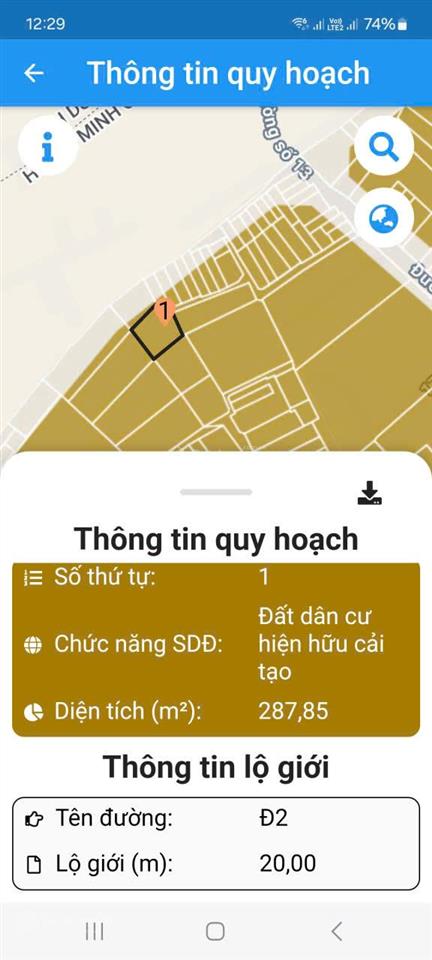 Giảm mạnh 3 tỷ đất nn chưa cmđ tiện phân lô 1182 m² còn 16 tỷ và còn tl