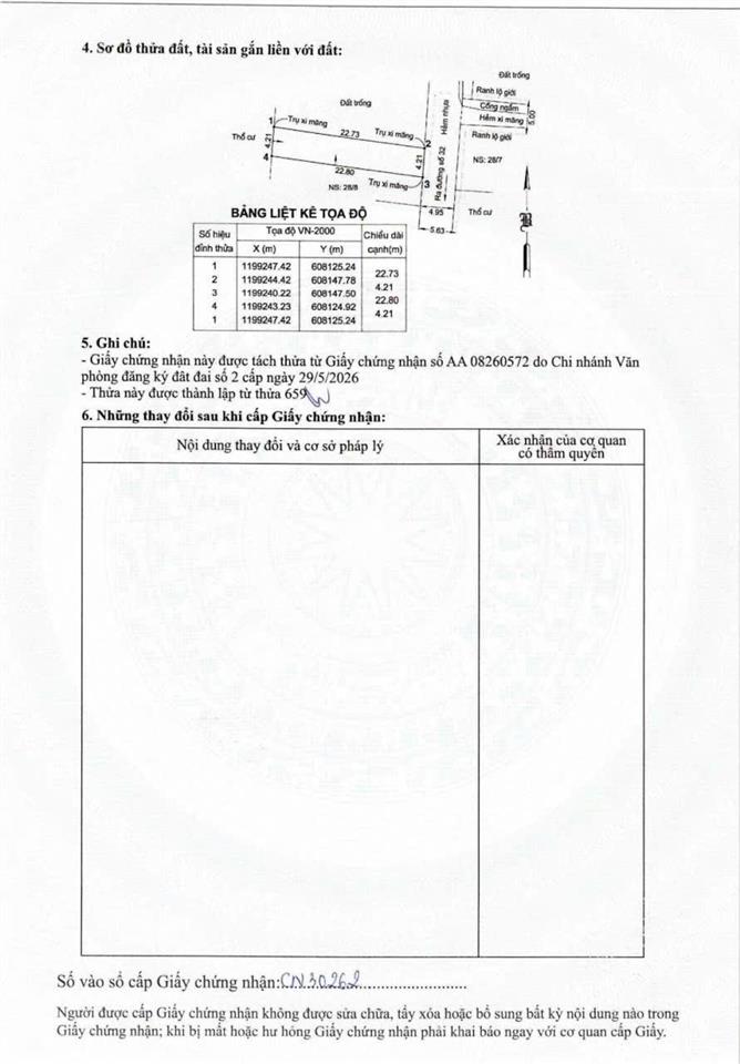 Linh đông 5,8 tỷ cho 95 m² full thổ ngang 4,2m nhựa 5m