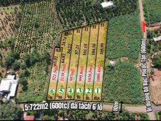 Mua là lời  5.723m2 đất cạnh dự án lan anh châu đức, tách sẵn 6 sổ bán sỉ giá 9 tỷ 0909 124 ***