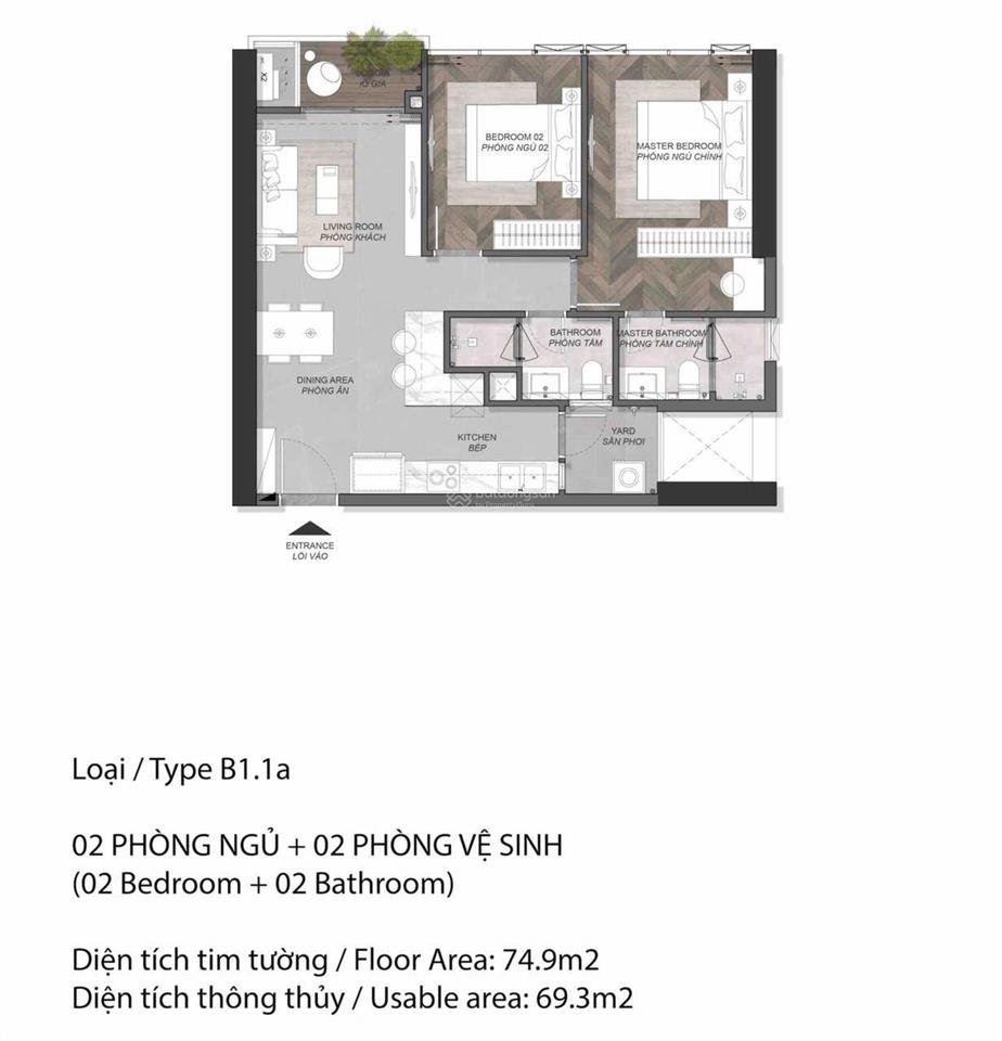 Kẹt tiền bán lỗ 800tr căn 2pn 75m2 view sông, view thể thao rạch chiếc eaton park, kế góc cực đẹp