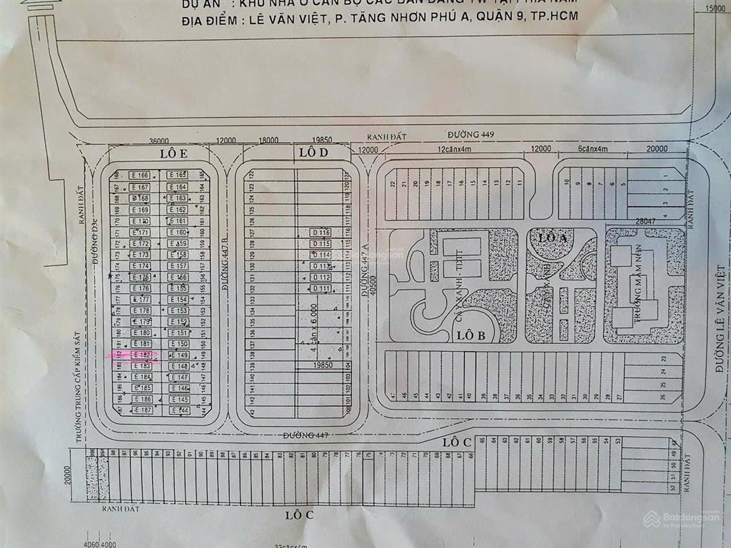 Bán gấp 72m đất mặt tiền đường kinh doanh 447 lê văn việt quận 9 ngay đại học gtvt