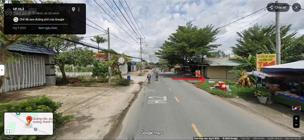 Cho thuê 1400m đất giá 6 triệu đường tỉnh lộ 2 xã trung lập hạ huyện củ chi