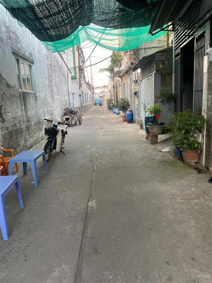 Nhà trệt lầu 2 mặt tiền gần hẻm xe hơi đường tô ký xã đông thạnh hóc môn 36m² bán 1,65 tỷ