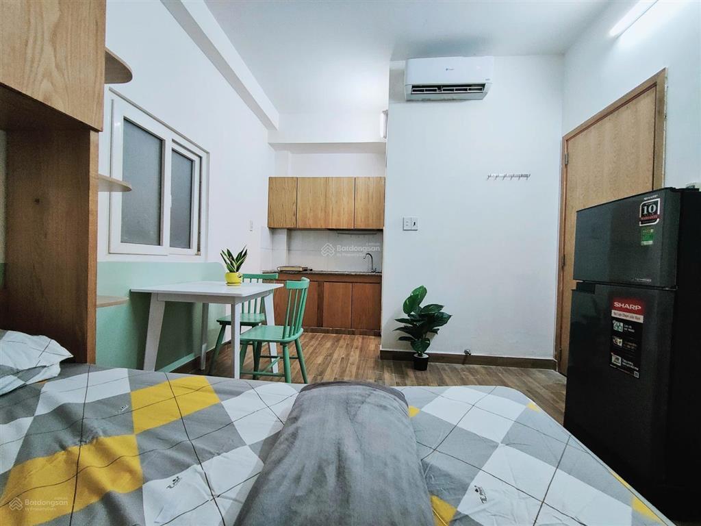 Căn hộ dịch vụ full nội thất 30m² giá 4,7 triệu đường d5 thông xô viết nghệ tĩnh bình thạnh