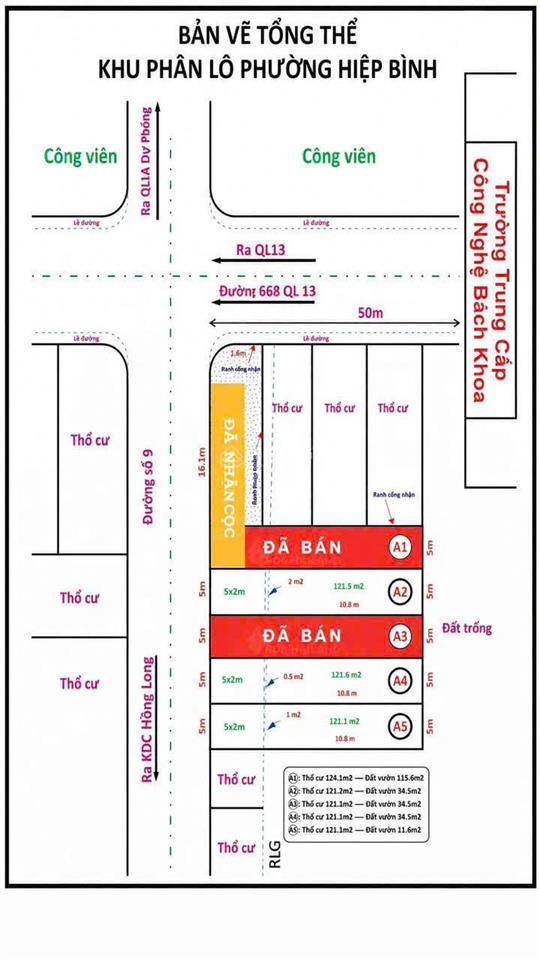 Giá tốt thị trường, lô đất 156m2 giá f0 hẻm xe hơi 8m đường quốc lộ 13 thông đường số 8 hơn 9 tỷ