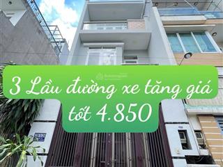 Nhà 1 trệt 2 lầu 125m sàn 3pn hẻm xe hơi chỉ 4,85 tỷ
