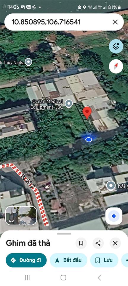 Bán đất tại hiệp bình phước, 7,6 tỷ, 137 m2, mặt tiền 5m