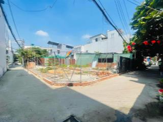 Bán đất đẹp 5,8m x17m.góc 2 mặt hẻm 5m thông đường trần thị cờ,phường thới an.q12. 0902 683 ***