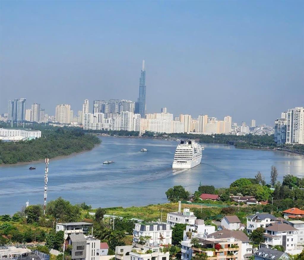 Căn góc siêu thoáng 2pn 2wc view sông sài gòn. căn a08 tầng cao. để lại full nội thất cao cấp
