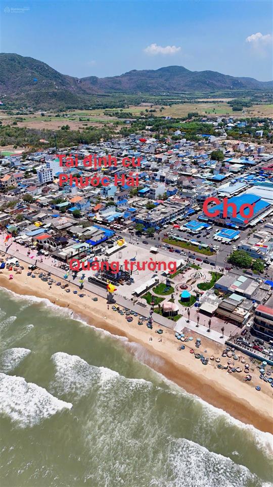Bán đất mặt tiền đường phạm ngọc thạch, trong tái định cư phước hải. cách bãi tắm, chợ chỉ 500m