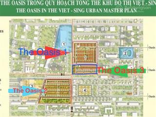 Bán liên kế vườn diện tích đất 5mx20m, the oasis 2. thiết kế 1 trệt 2 lầu. 5.8 tỷ.