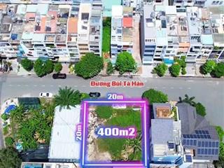 Hàng hiếm khuôn đất 400m2 kđt an phú an khánh, quận 2, ngang 20m mt bùi tá hán
