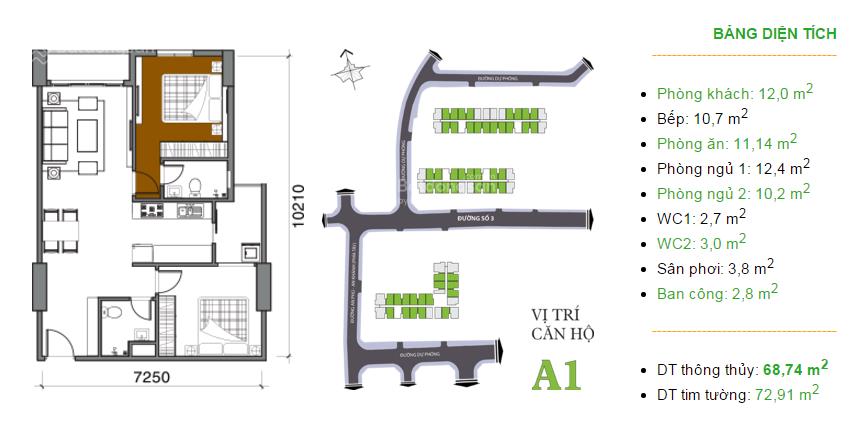 Bán căn hộ chung cư bộ công an, 68m2  2pn,  0916 754 ***