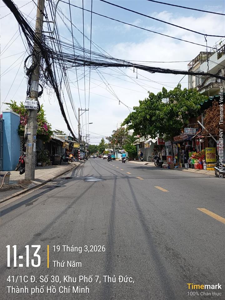 Bán đất mặt tiền kinh doanh đường 30 linh đông, 74m2 giá 8.5 tỷ