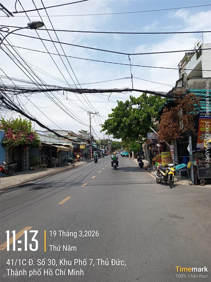 Bán đất mặt tiền kinh doanh đường 30 linh đông, 74m2 giá 8.5 tỷ