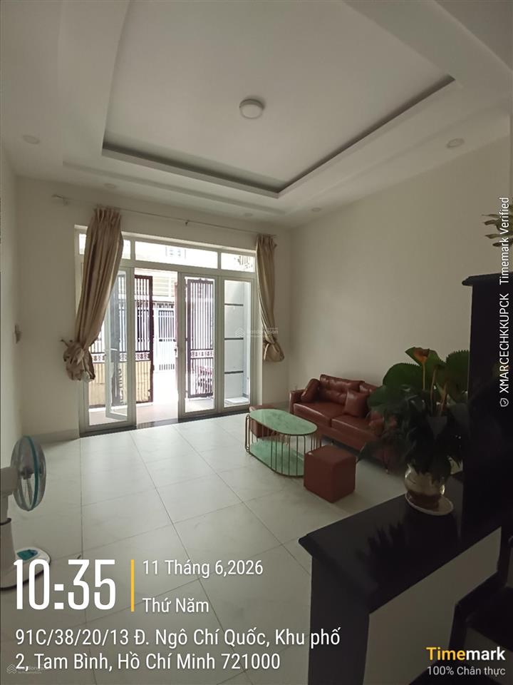 Nhà 3 tầng hẻm xe tải ngô chí quốc, sát vành đai 2, giá 4.8 tỷ sổ hồng riêng