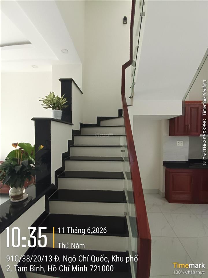 Nhà 3 tầng hẻm xe tải ngô chí quốc, sát vành đai 2, giá 4.8 tỷ sổ hồng riêng