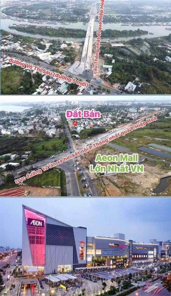 Chính chủ cần bán gấp lô đất cù lao phố hiệp hoà sát aoen mall biên hoà thương lượng sổ sẵn, thổ cư