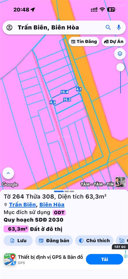 Chính chủ cần bán gấp lô đất cù lao phố hiệp hoà sát aoen mall biên hoà thương lượng sổ sẵn, thổ cư