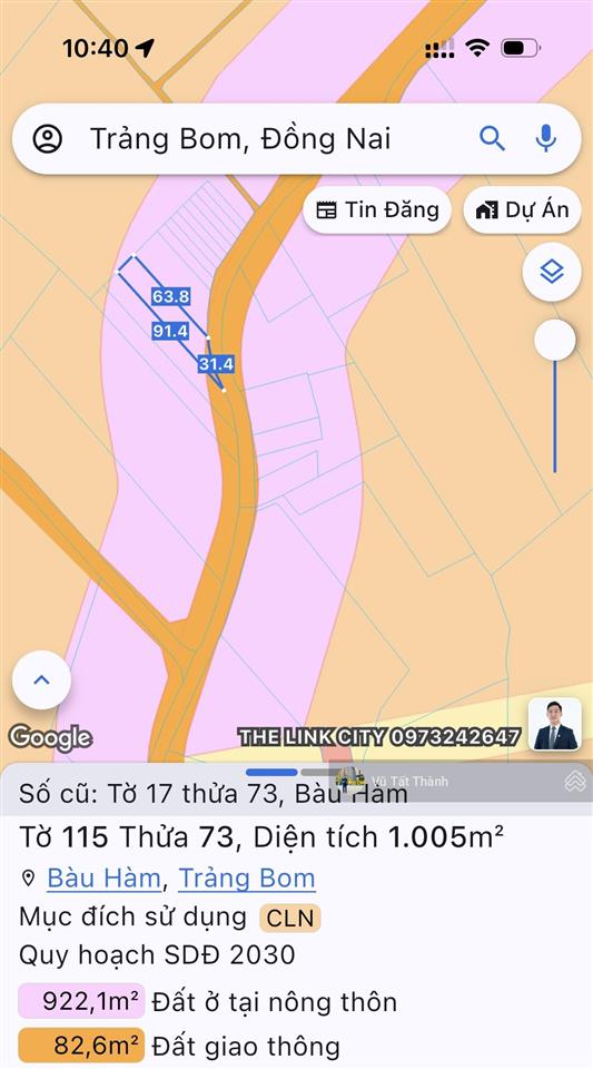 Tôi cần sang lại vườn bưởi 3.455m2 xã bàu hàm, trảng bom, đồng nai.  0932 038 ***