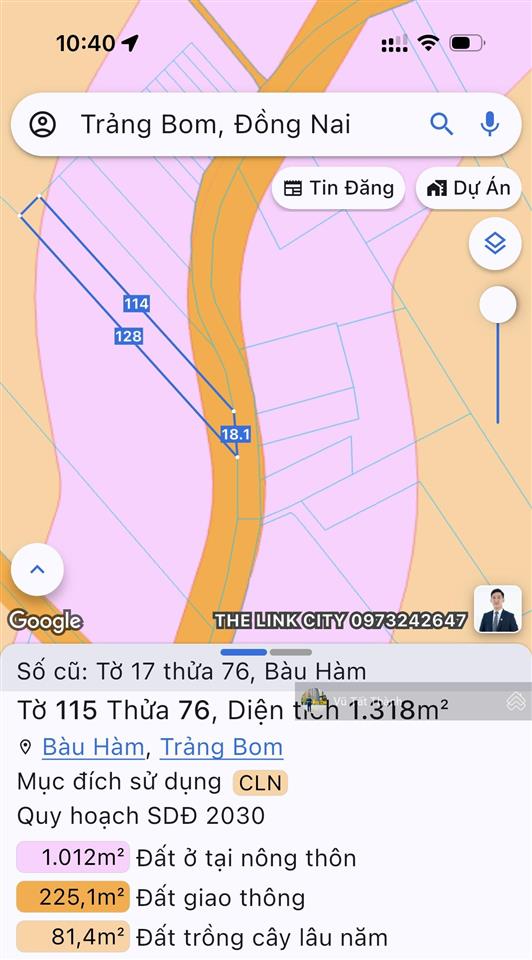 Tôi cần sang lại vườn bưởi 3.455m2 xã bàu hàm, trảng bom, đồng nai.  0932 038 ***