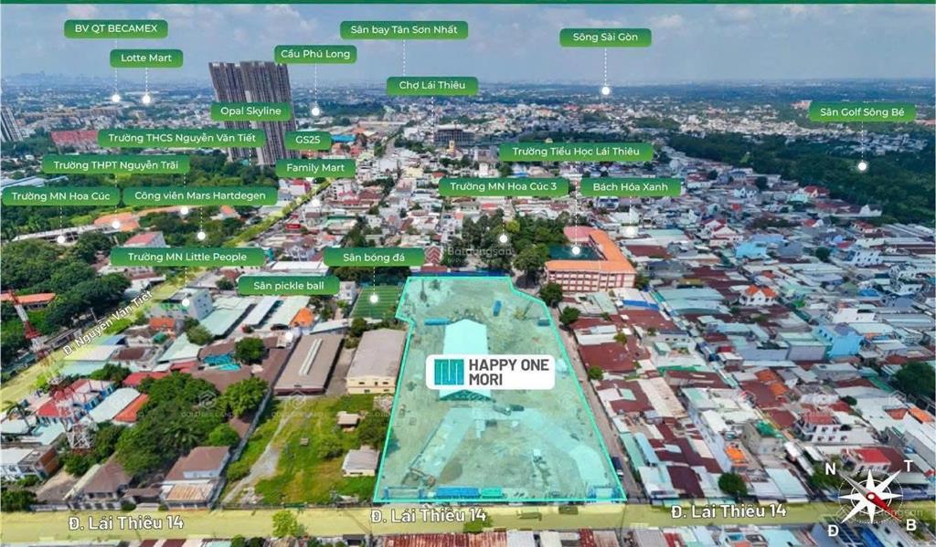 Bán căn hộ happy one mori tp.hcm | thanh toán chỉ từ 125 triệu ký hđmb