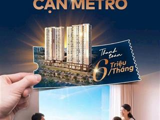 Suất nội bộ căn hộ fenica, căn 49m2 2pn ngay metro số 1, thanh toán chỉ 6 tr/tháng