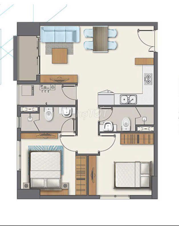 Q7 BOULEVARD OFFICETEL 7TR, 2PN 10TR5, 3PN 13TR, FULL ĐẸP, NHÀ RẤT MỚi