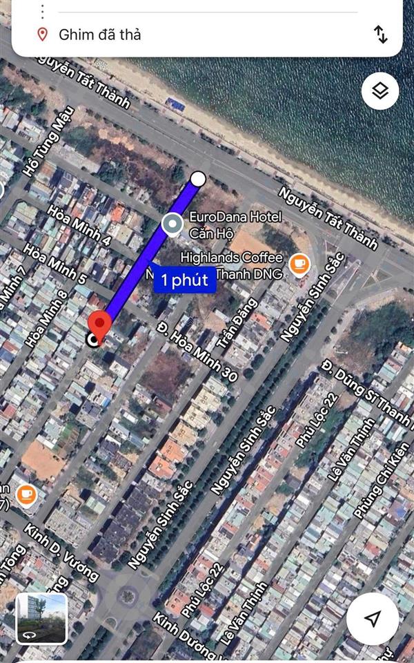 Bán đất mặt tiền phan thị nể trục thông ra biển nguyễn tất thành